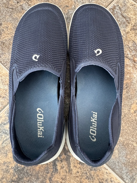 Olukai Nokea Pae Slip On Knit Slip On Sneakers- Blue, Men’s Size 8.5 main image 8